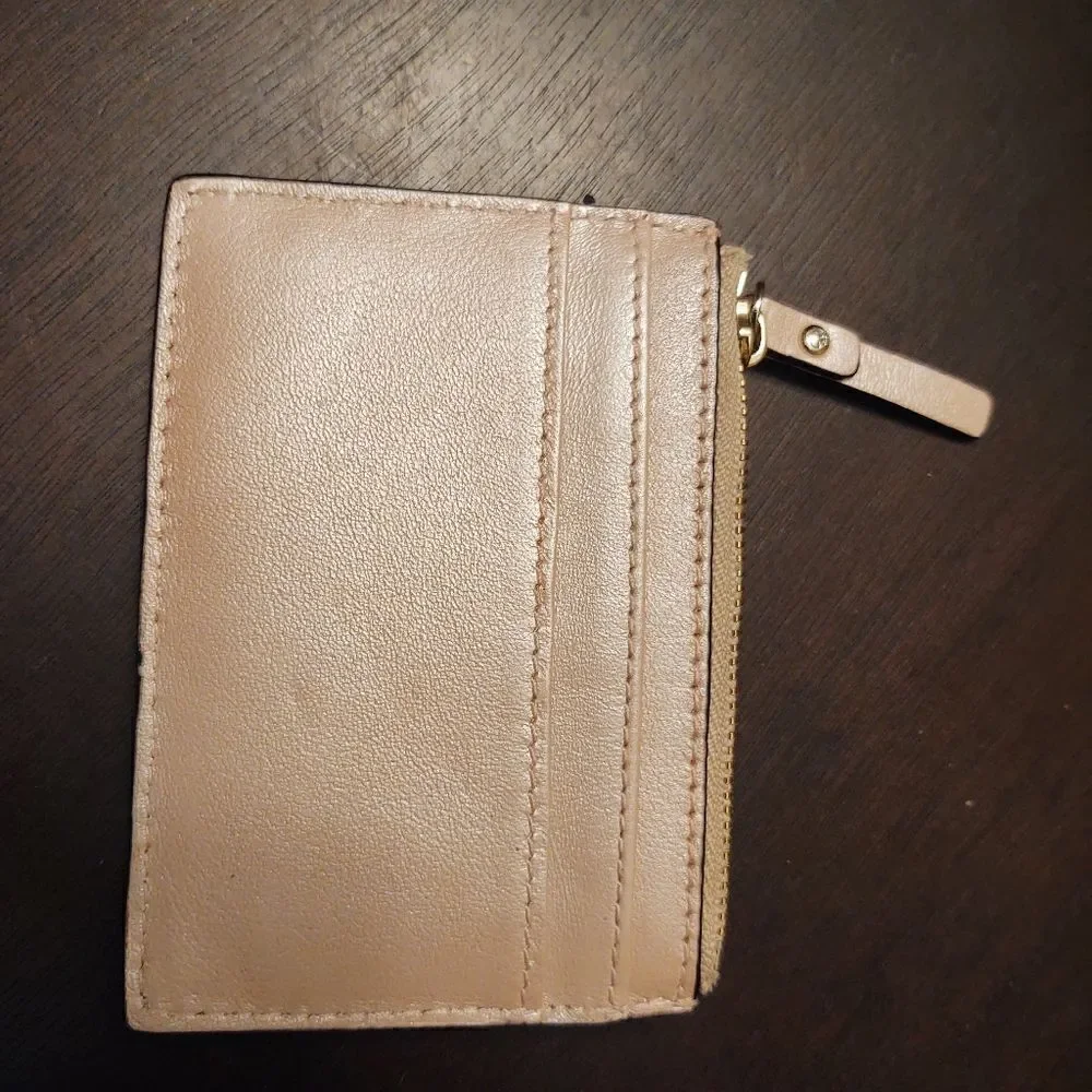 Kate Spade Rose Gold Glitter Mini Wallet